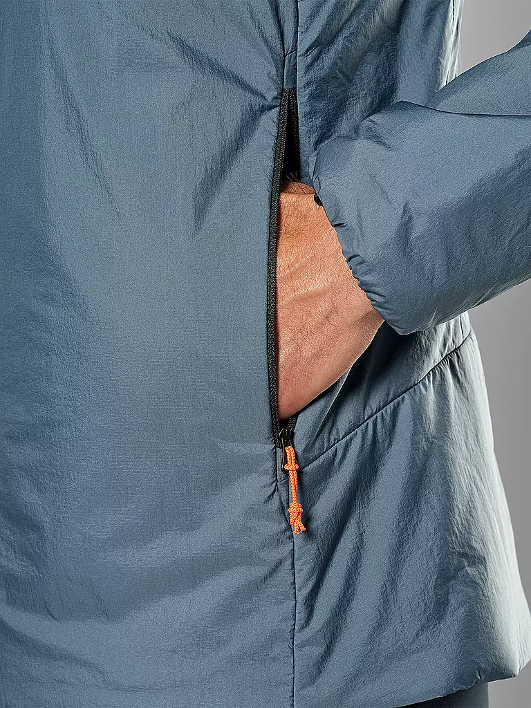 SALEWA | Chaqueta aislante para hombre Puez Catinaccio 2 TWR con capucha | Azul claro