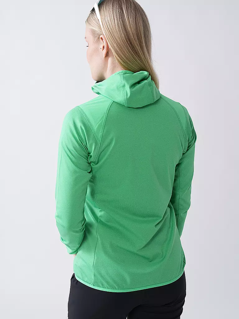 SALEWA | Chaqueta con capucha para mujer Agner Hybrid Polarlite Durastretch | 