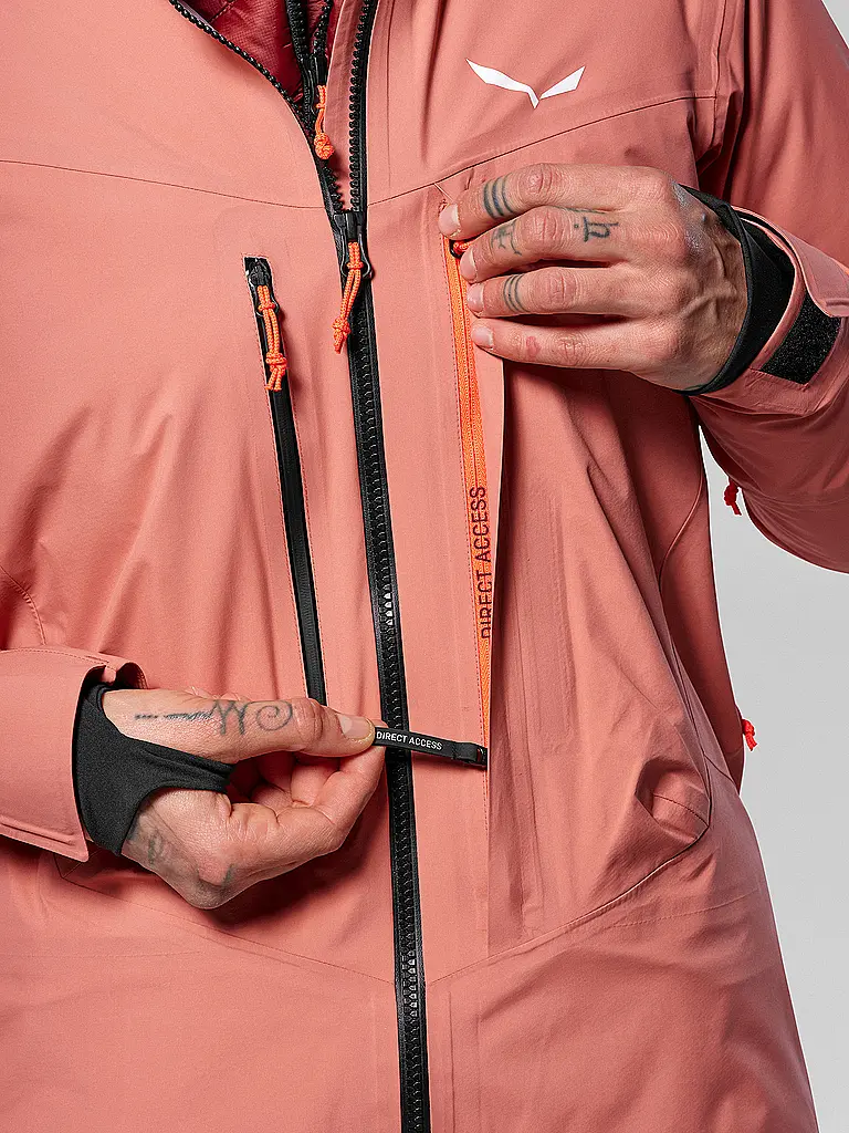 SALEWA | Chaqueta de esquí de travesía para mujer Sella 3L PTX con capucha |