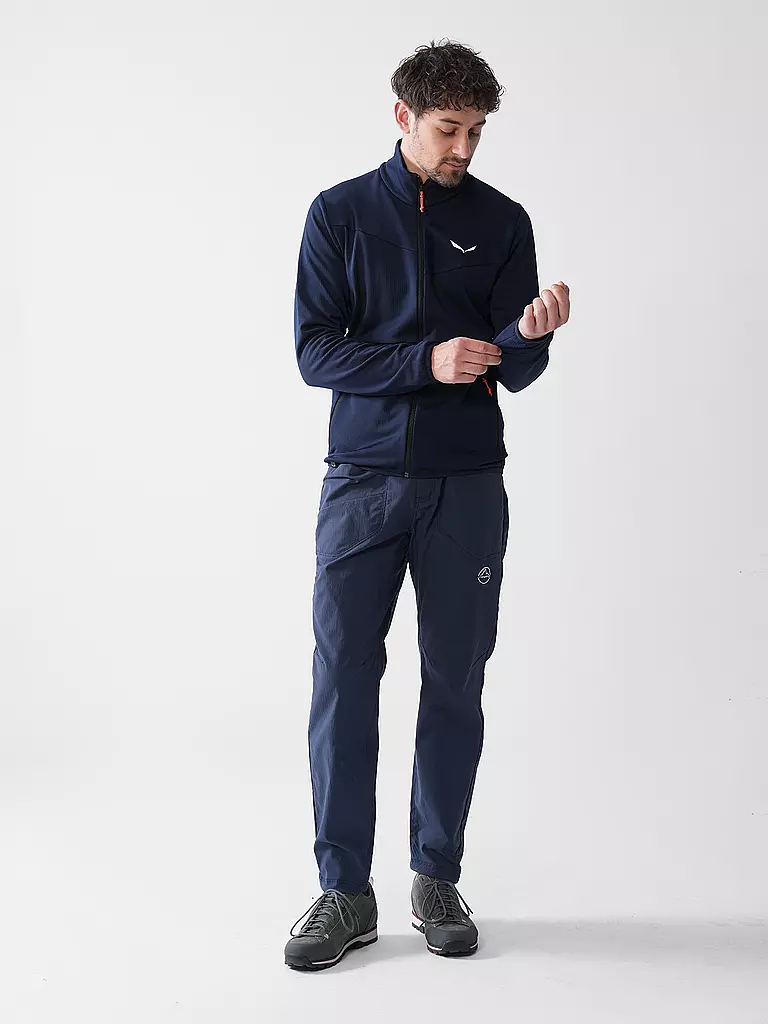 SALEWA | Chaqueta de forro polar para hombre Puez Cammino Polarlite | Azul oscuro