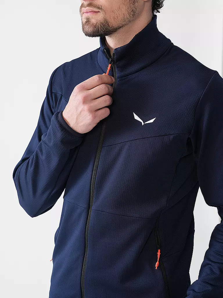 SALEWA | Chaqueta de forro polar para hombre Puez Cammino Polarlite | Azul oscuro