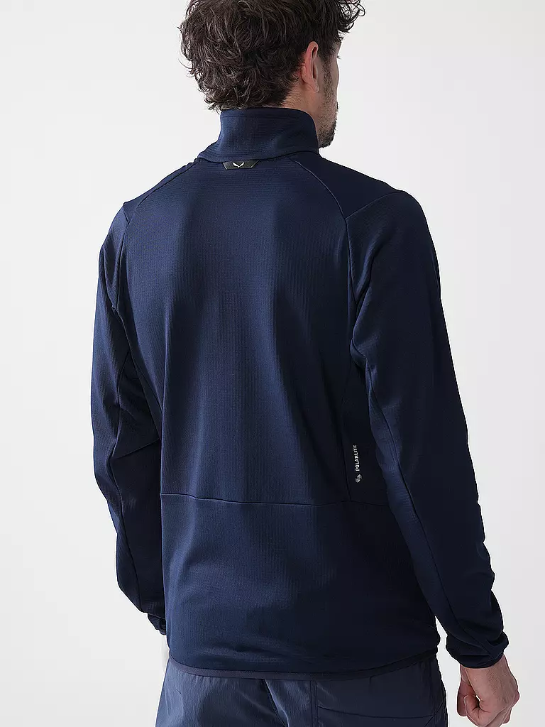 SALEWA | Chaqueta de forro polar para hombre Puez Cammino Polarlite | Azul oscuro