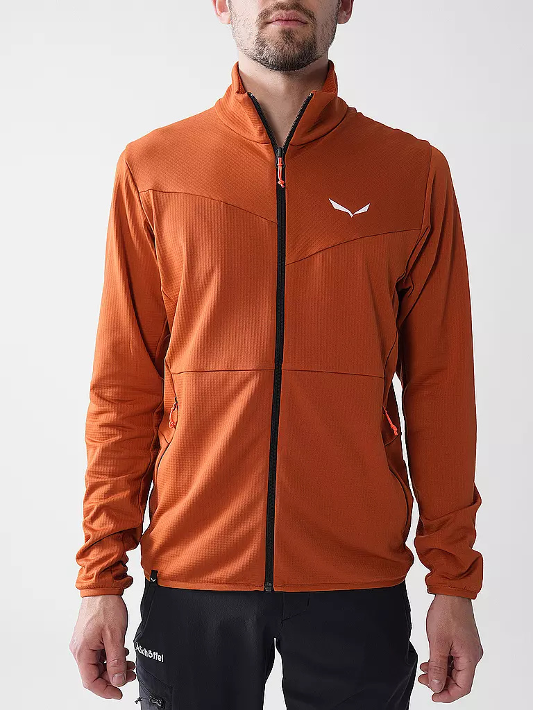 SALEWA | Chaqueta de forro polar para hombre Puez Cammino | Naranja