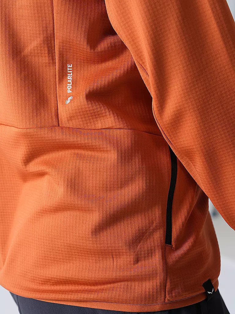 SALEWA | Chaqueta de forro polar para hombre Puez Cammino | Naranja