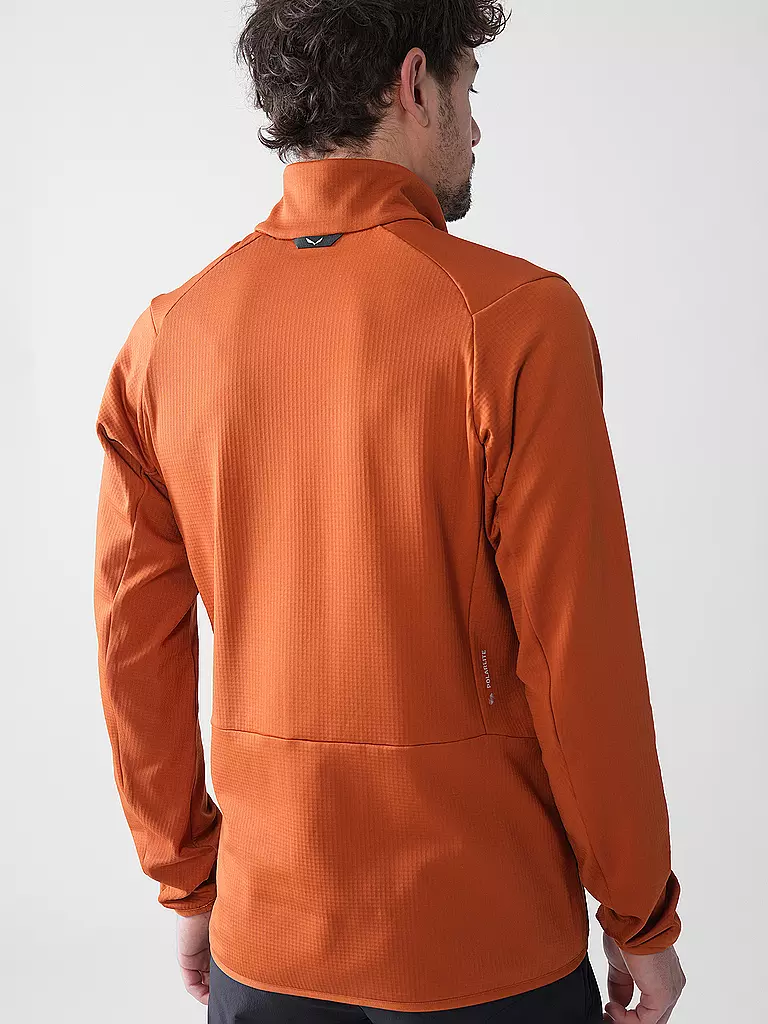 SALEWA | Chaqueta de forro polar para hombre Puez Cammino | Naranja