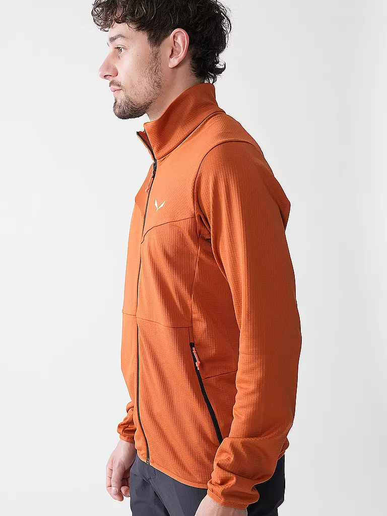 SALEWA | Chaqueta de forro polar para hombre Puez Cammino | Naranja