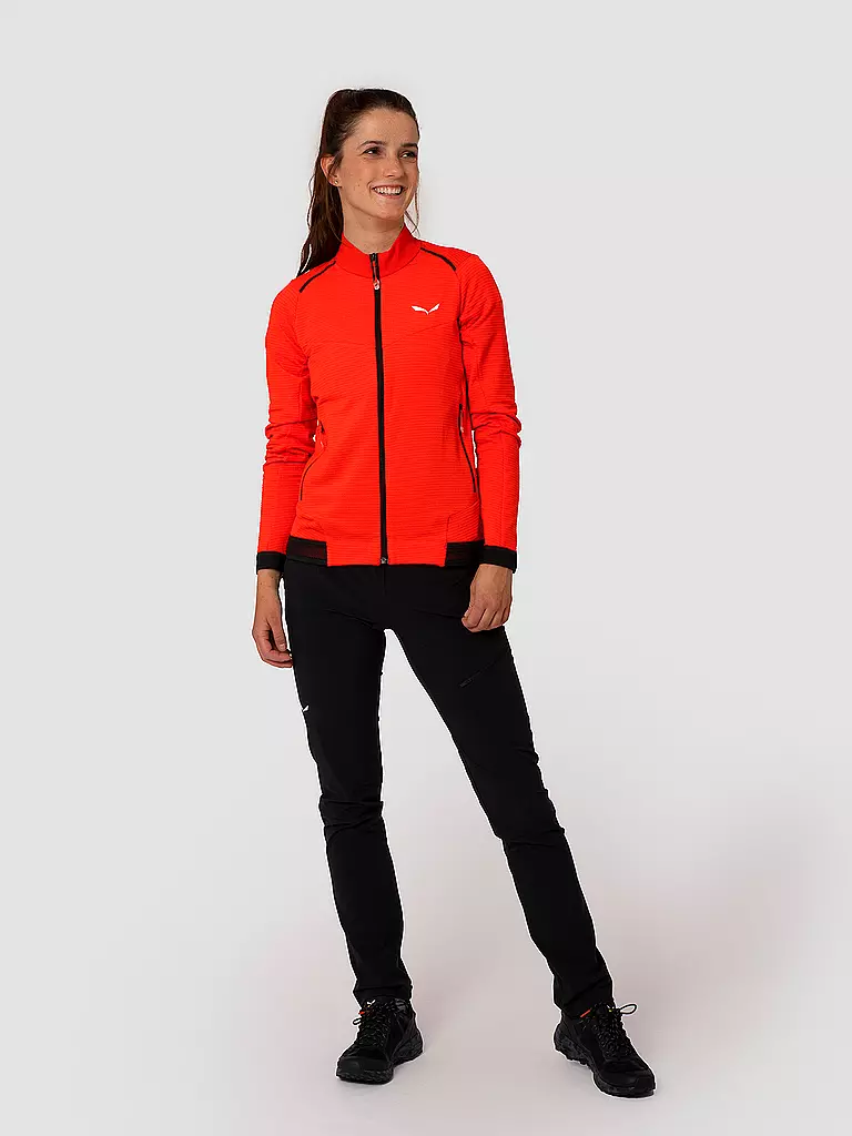 SALEWA | Chaqueta de forro polar para mujer Pedroc 2 Polarlite | Rojo
