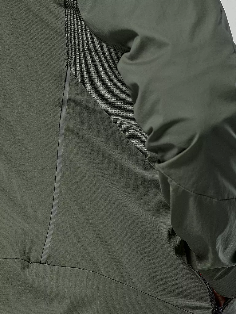 SALEWA | Chaqueta de mujer con capucha Pedroc Wind | Oliva