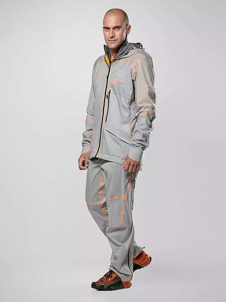 SALEWA | Chaqueta de senderismo para hombre NXT.PTX 3L | Gris claro