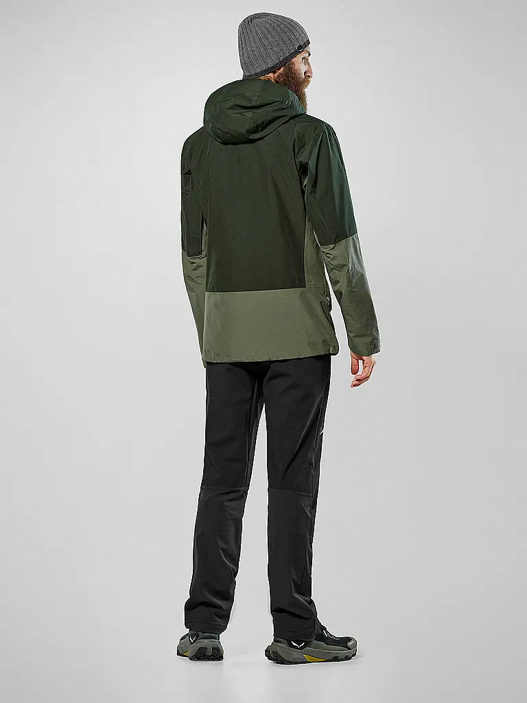 SALEWA | Chaqueta de senderismo para hombre Puez 2L Gore-Tex® con capucha | Oliva