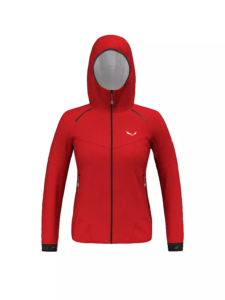 SALEWA | Chaqueta de senderismo para mujer Pedroc 2.5L Powertex Light | Rojo