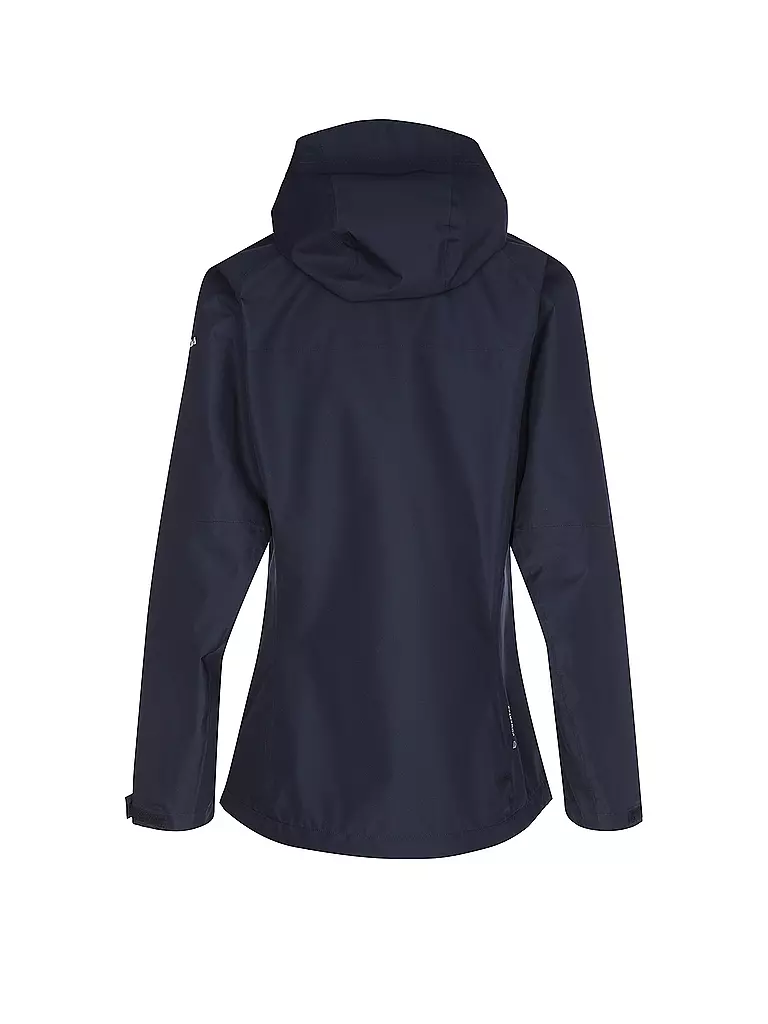SALEWA | Chaqueta de senderismo para mujer Puez Aqua Powertex con capucha | Azul oscuro