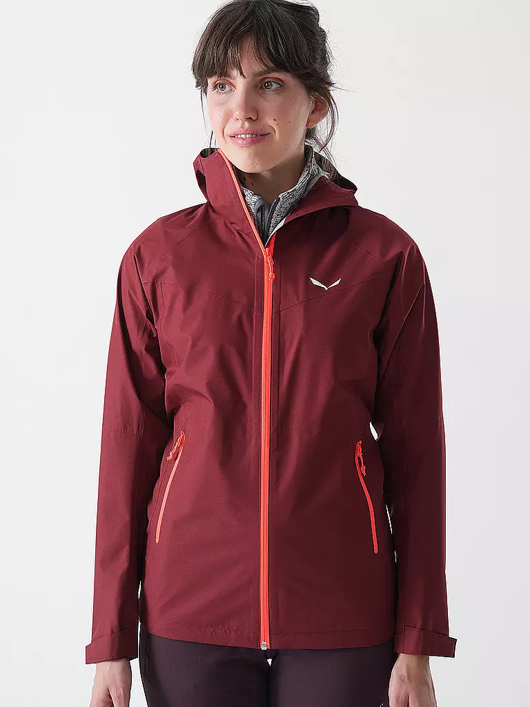 SALEWA | Chaqueta de senderismo para mujer Puez Aqua Powertex con capucha |