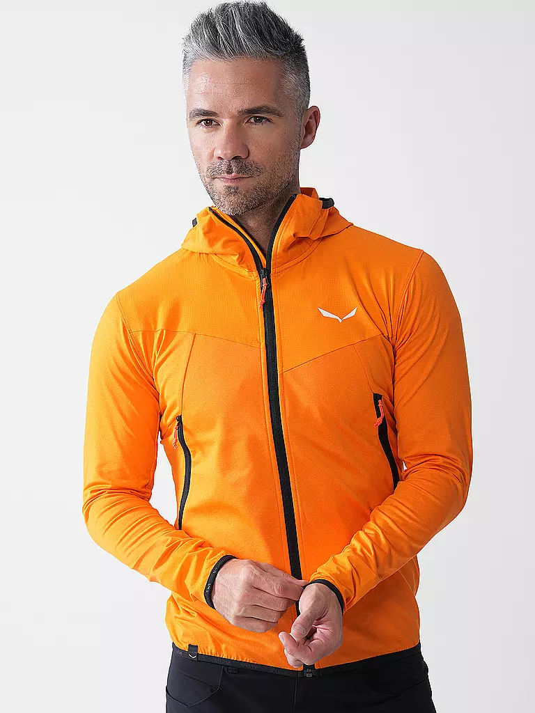 SALEWA | Chaqueta híbrida para hombre Agner Polarlite Durastretch con capucha |