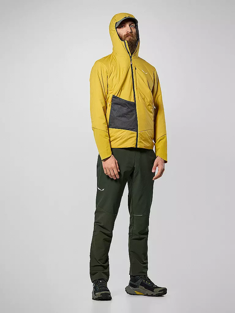 SALEWA | Chaqueta híbrida para hombre Pedroc TQ Air Hoodie | Oro