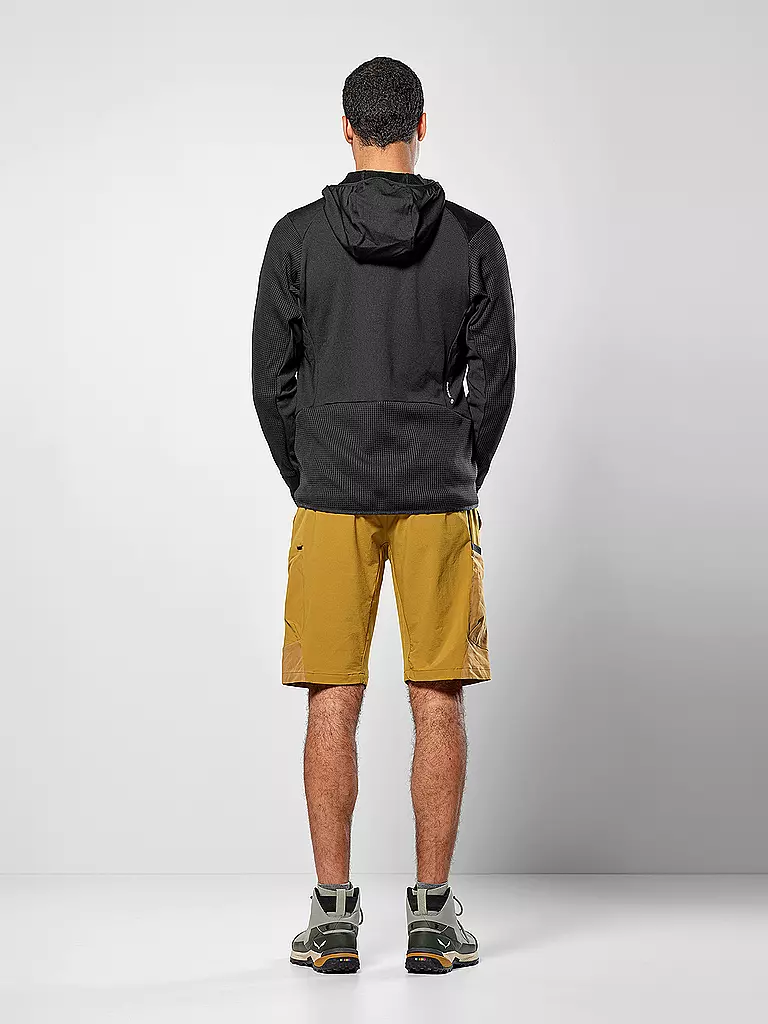 SALEWA | Chaqueta híbrida para hombre Puez Waffle Polarlite | Negro