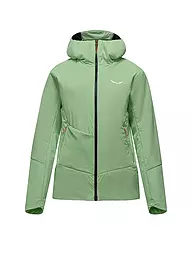 SALEWA | Chaqueta híbrida para mujer Pedroc TQ Air con capucha | Verde claro
