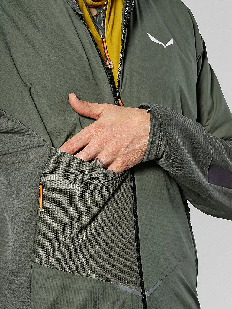 SALEWA | Chaqueta polar con capucha para hombre Pedroc PL Wind |