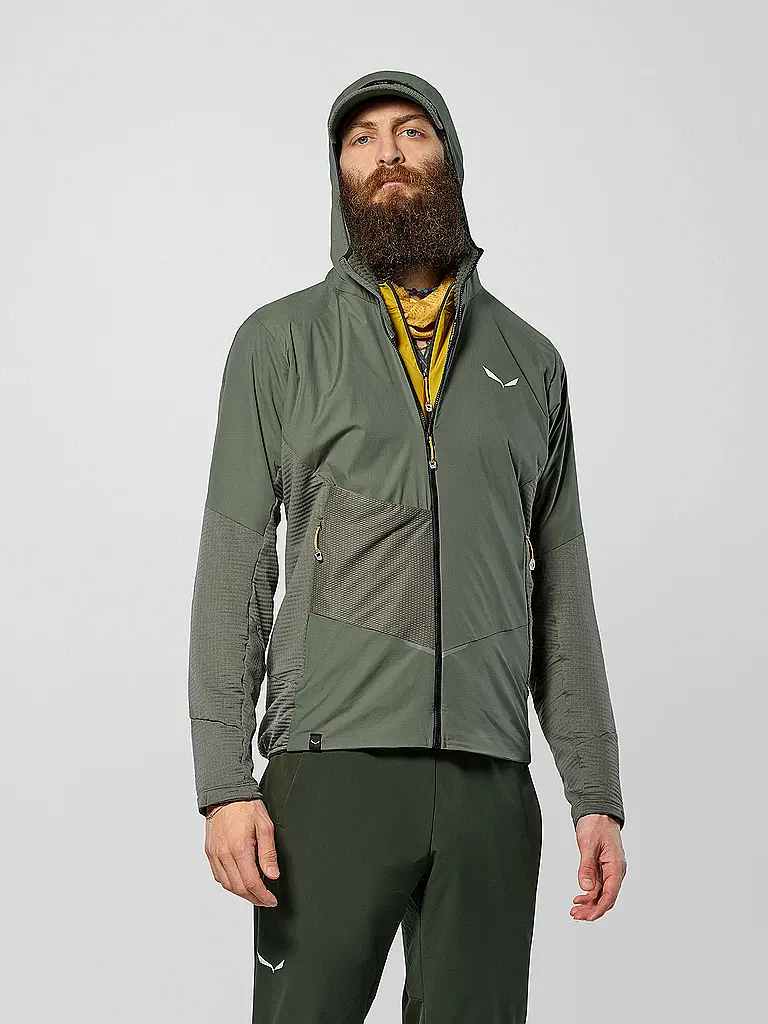 SALEWA | Chaqueta polar con capucha para hombre Pedroc PL Wind |