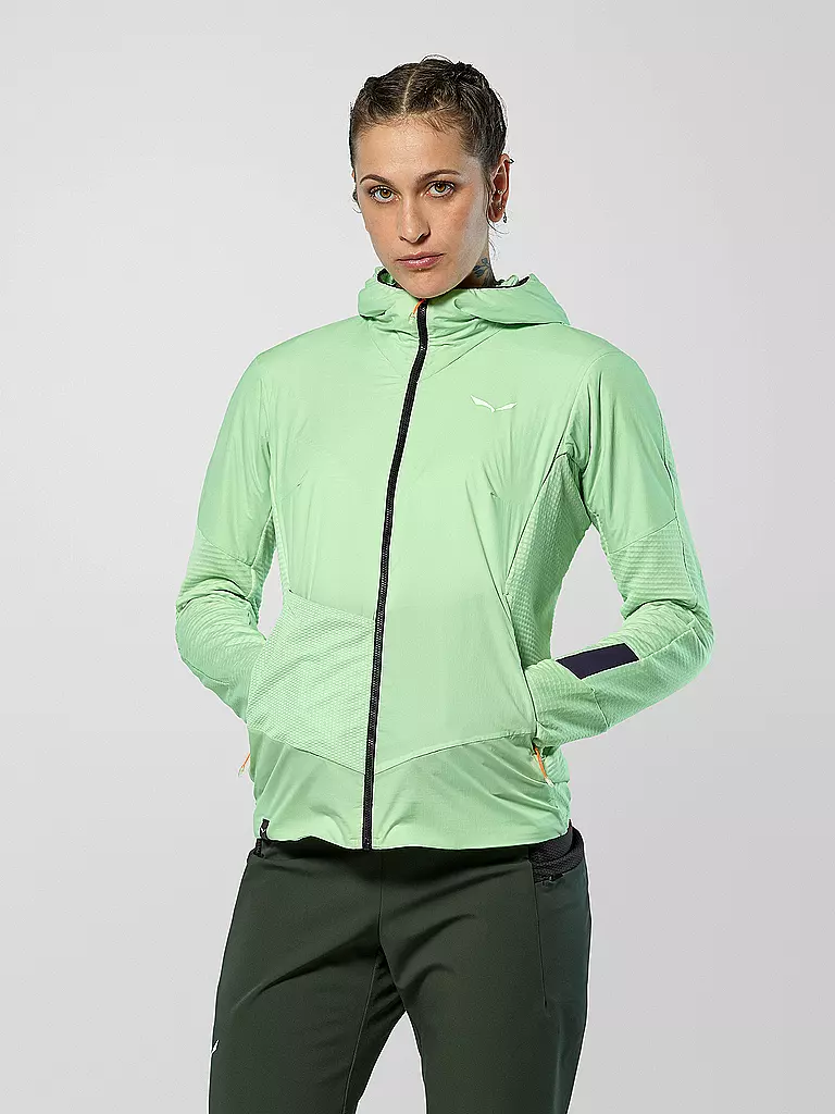 SALEWA | Chaqueta polar con capucha para mujer Pedroc PL Wind |