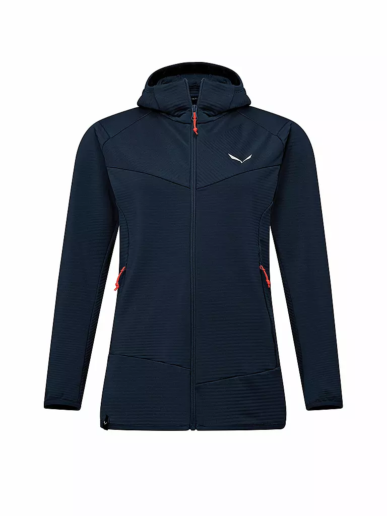 SALEWA | Chaqueta polar de mujer Puez Altavia Polarlite con capucha | Azul oscuro
