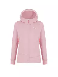 SALEWA | Chaqueta polar de touring para mujer Puez Polarlite con capucha | Rosa