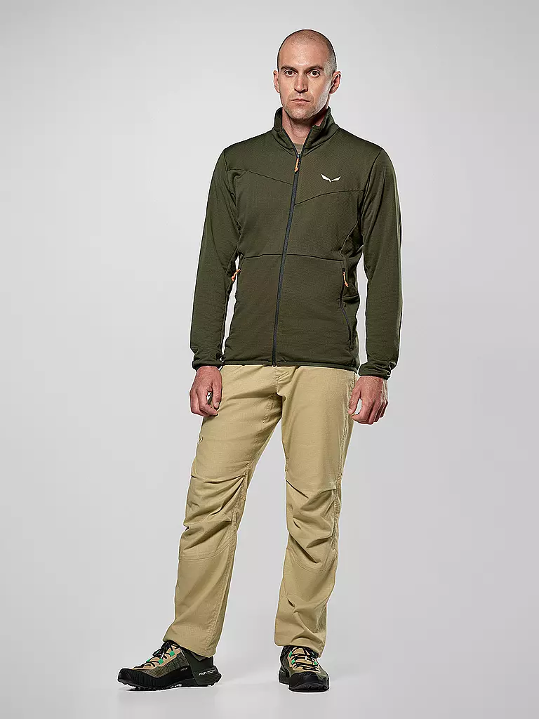 SALEWA | Chaqueta polar para hombre Puez Cammino | Oliva