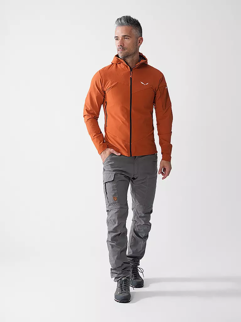 SALEWA | Chaqueta softshell para hombre Agner Durastretch | Naranja