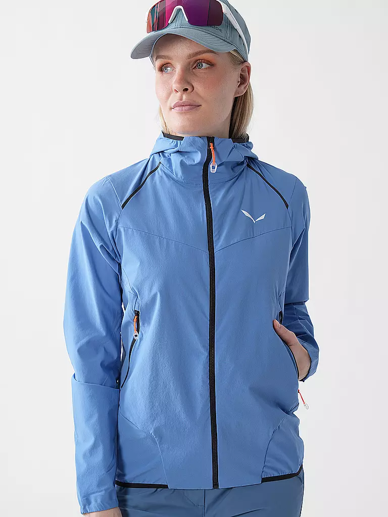 SALEWA | Chaqueta softshell para mujer Pedroc DST Light con capucha |