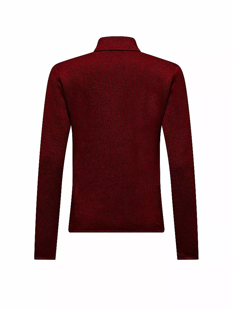 SALEWA | Damen Fleecejacke Puez Rocca PL | Rojo oscuro