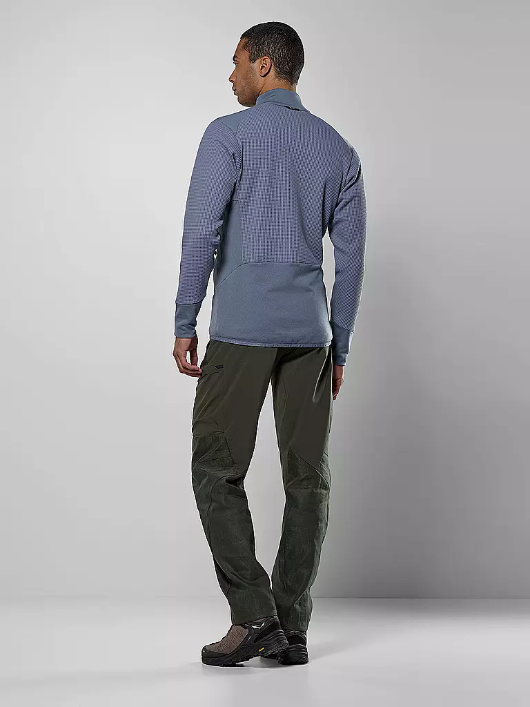 SALEWA | Herren Fleecejacke Puez  Waffle Hoodie | Gris