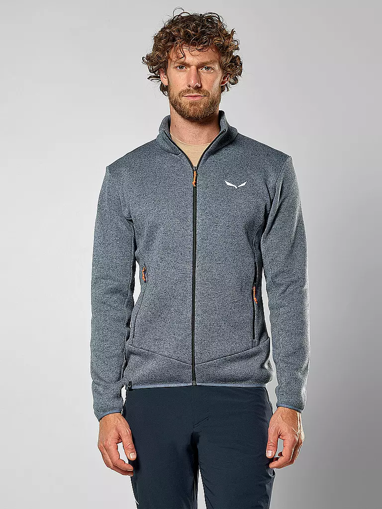 SALEWA | Herren Fleecejacke Puez Rocca PL | Azul claro