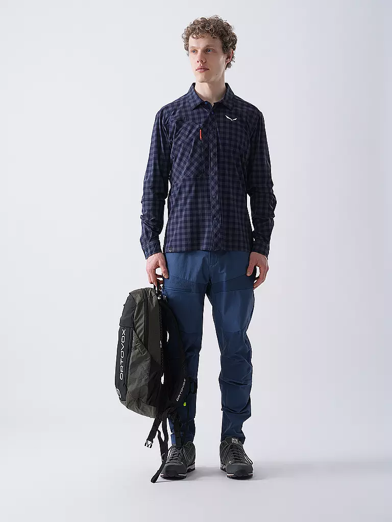 SALEWA | Herren Hemd Puez Dry | Azul oscuro