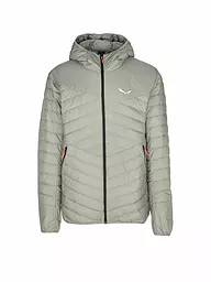 SALEWA | Chaqueta aislante con capucha de plumón RDS Brenta para hombre | Gris claro