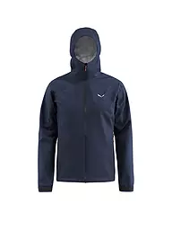 SALEWA | Herren Wanderjacke Puez Aqua 4 2.5L Powertex Hoodie | Azul oscuro
