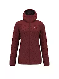 SALEWA | Isojacke Brenta RDS Down Hoodie para mujer | Rojo oscuro
