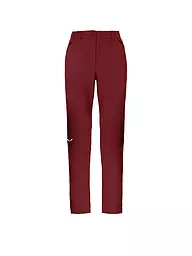 SALEWA | Damen Wanderhose Dolomia | Rojo oscuro