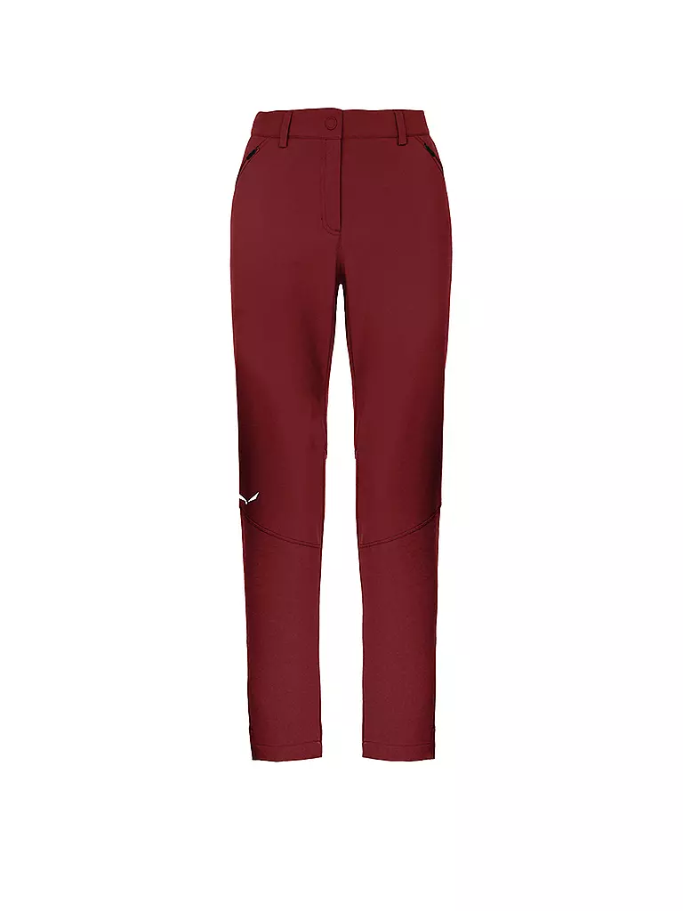 SALEWA | Pantalón de senderismo Dolomia para mujer | Rojo oscuro