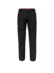 SALEWA | Pantalón de senderismo para hombre Pedroc 2 Durastretch 2 en 1 ZipOff | Negro