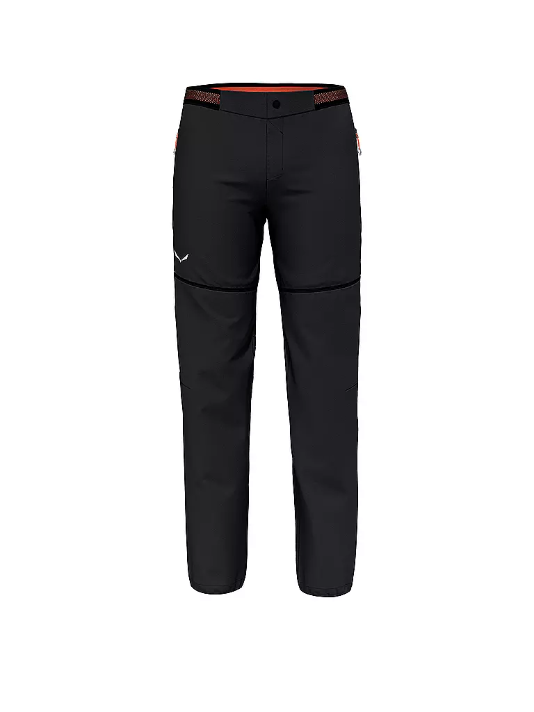 SALEWA | Pantalón de senderismo para hombre Pedroc 2 Durastretch 2 en 1 ZipOff | Negro