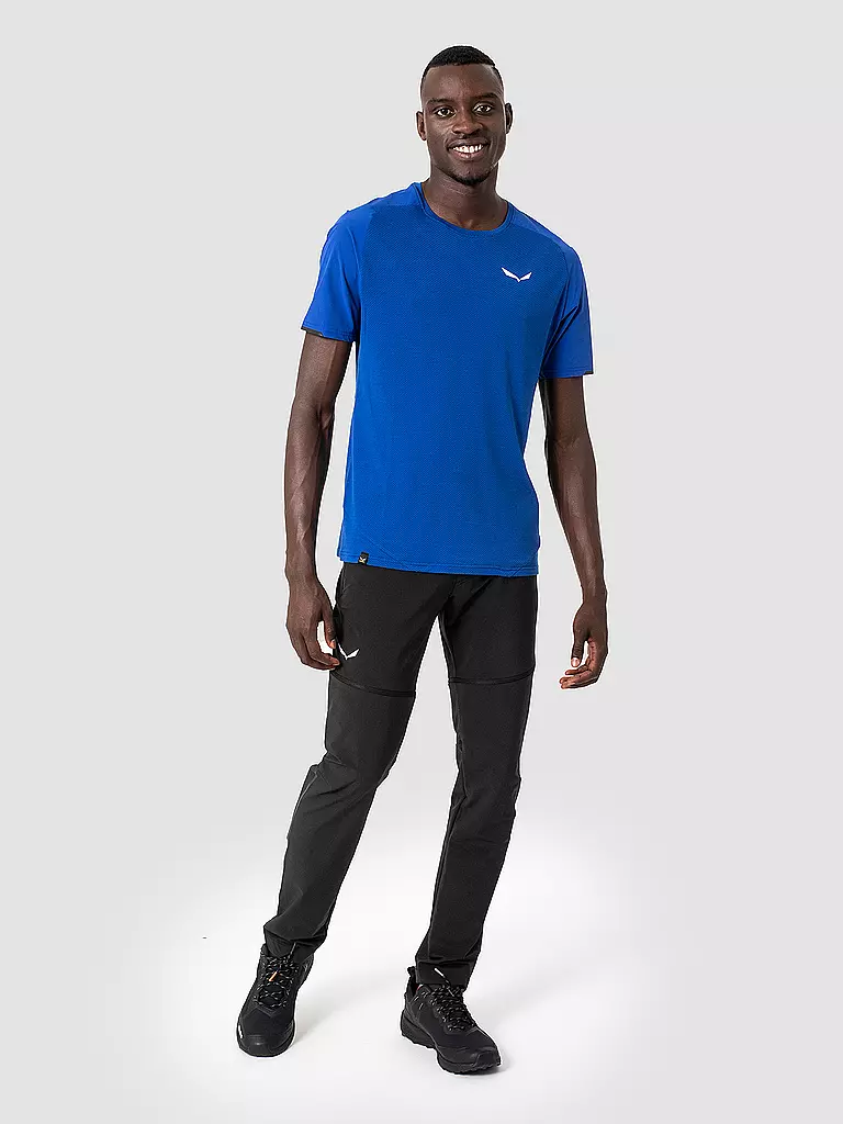 SALEWA | Pantalón de senderismo para hombre Pedroc 2 Durastretch 2 en 1 ZipOff | Negro