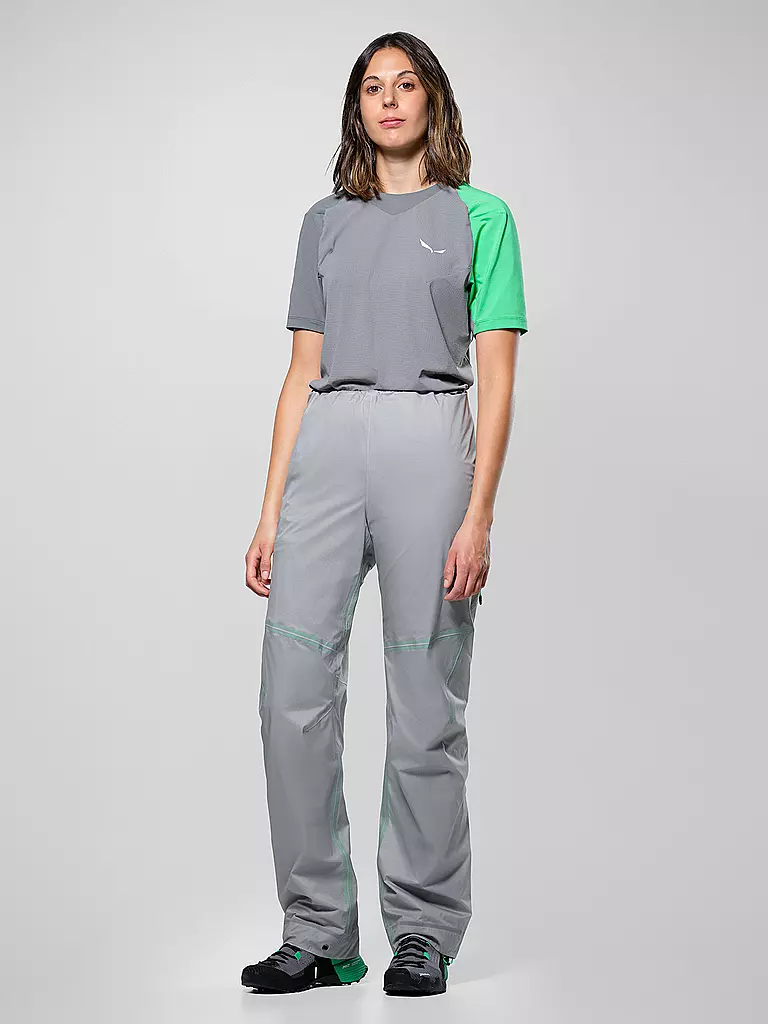 SALEWA | Pantalón de senderismo para mujer NXT PXT 3L | Gris claro