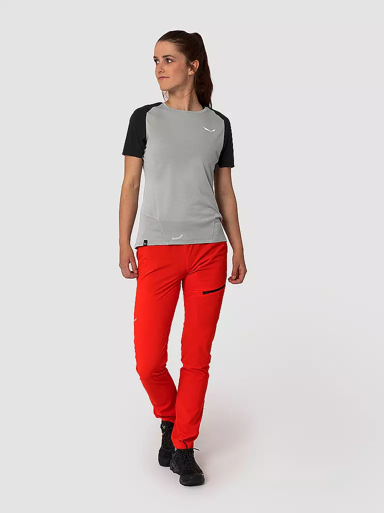 SALEWA | Pantalón de senderismo para mujer Oedroc 2 Durastretch Light | Rojo