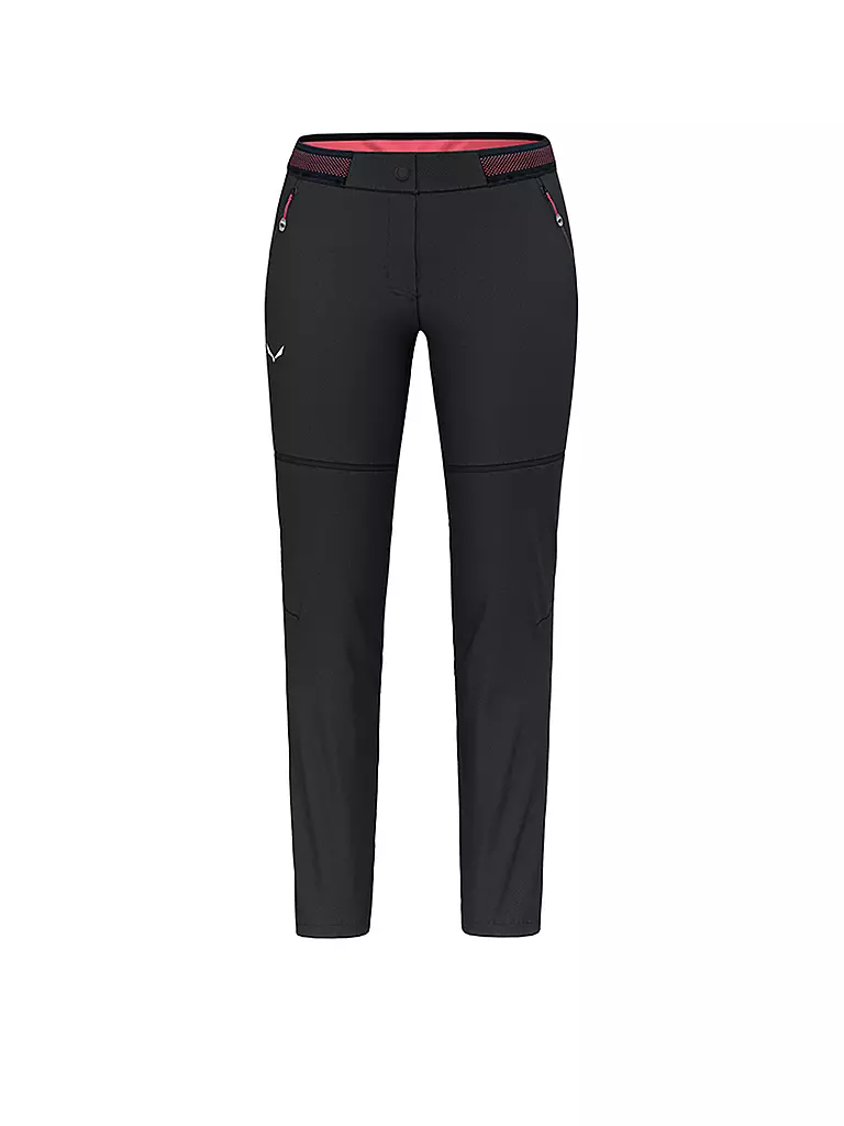 SALEWA | Pantalón de senderismo para mujer Pedroc 2 DST ZipOff | Negro