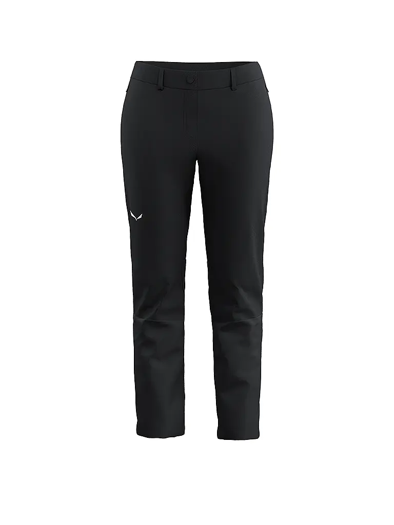 SALEWA | Pantalón de senderismo para mujer Puez Dolomitic 2 Durastretch Largo | Negro