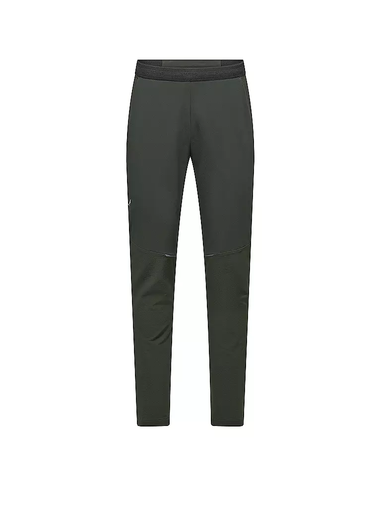 SALEWA | Pantalón de senderismo softshell Pedroc DST para hombre | Oliva