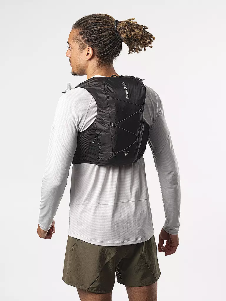 SALOMON | Chaleco de hidratación Active Skin 8 Set | Negro