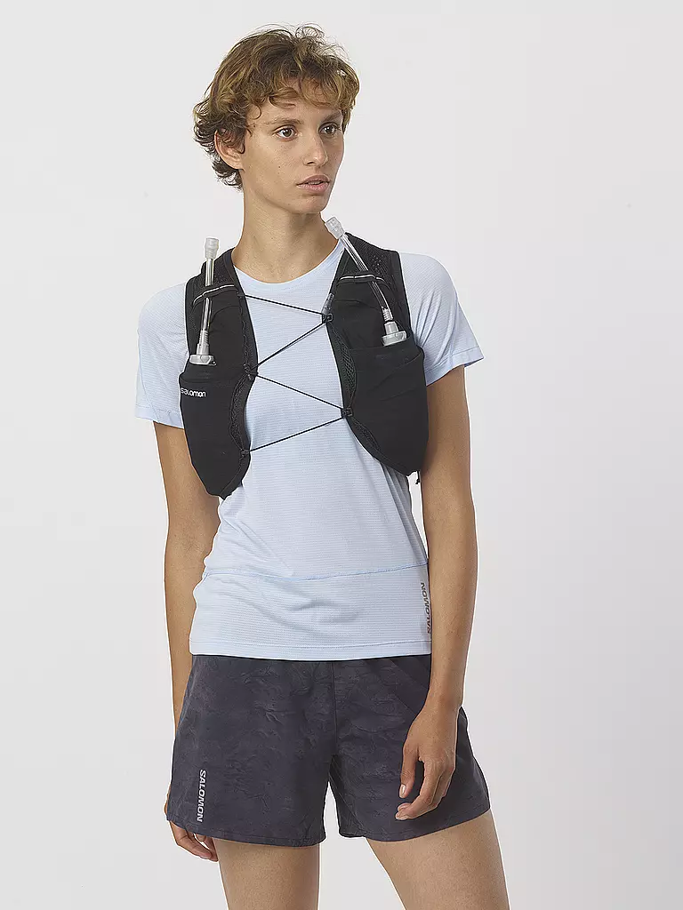 SALOMON | Damen Trinkweste Active Skin 8 mit Flasks | Negro