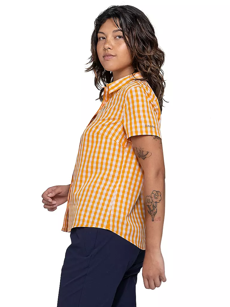 SCHÖFFEL | Blusa de mujer Circ Style Dalfoss | Naranja