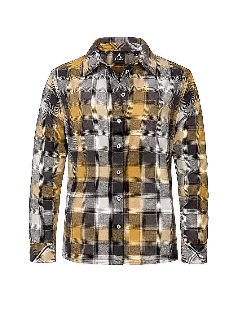 SCHÖFFEL | Blusa de mujer estilo Limedes | Mostaza